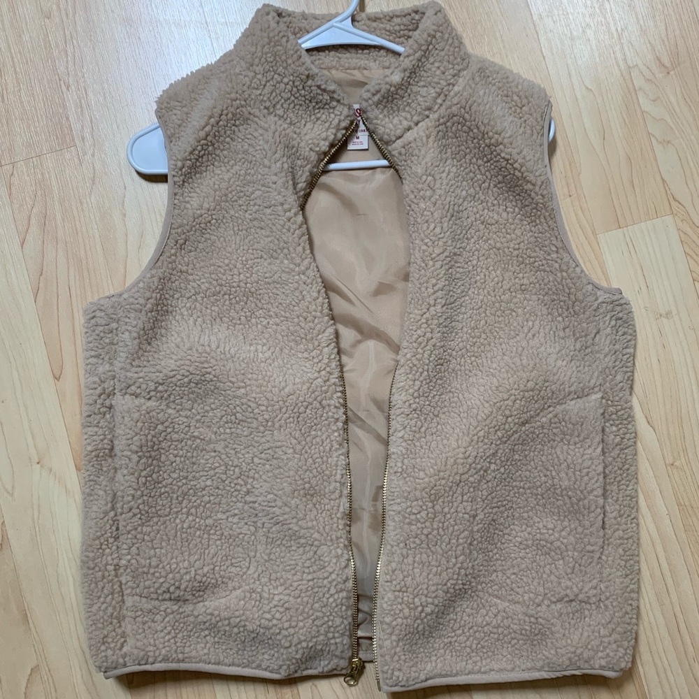 Mossimo Faux Sheep Skin Vest
